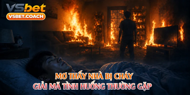 Mơ thấy nhà bị cháy giải mã tình huống thường gặp